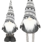 Kerstkabouter | Grijs |1 Stuk | Verstelbaar In Hoogte | 54-86 cm