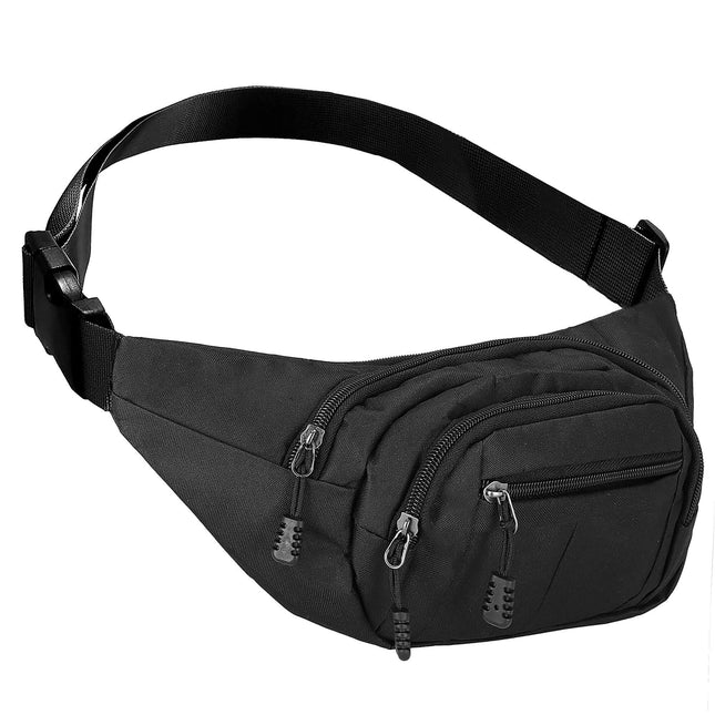 Heuptas - Fanny Pack - Crossbody - Schoudertas - Zwart - 35 x 15 x 6 cm