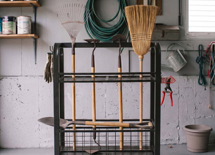 Tuingereedschapswagen - Tuingereedschapshouder -  Op Wielen - 3 Laags - 96 Cm - Staal - 80 Kg
