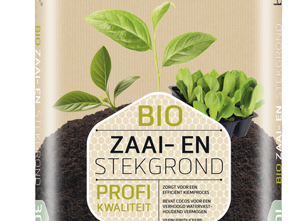 Zaai- En Stekgrond | Universeel | Buiten |  Biologische Zaai- En Stekgrond |  30 L
