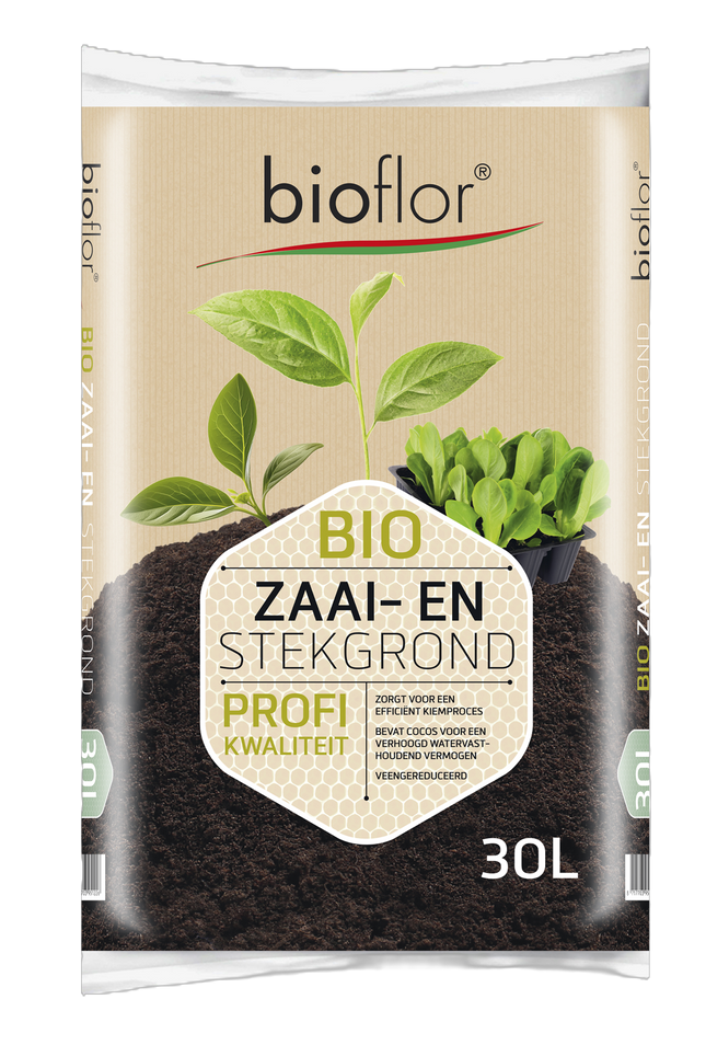 Zaai- En Stekgrond | Universeel | Buiten |  Biologische Zaai- En Stekgrond |  30 L