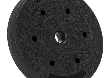 Halterschijf | 1 x 5 kg | Kunststof | Zwart | 29 MM