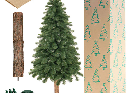 Kunstkerstboom Op Stam | PE - Sparrenhout | 180 cm | Zonder Verlichting