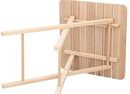 Tuinset | Tuintafel | Tuinstoelen | 3-delig | Opvouwbaar | Naturel