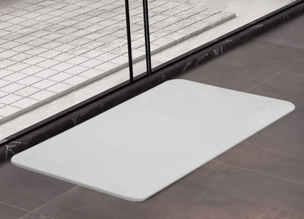 Badmat - Douchemat - Diatomiet - 60 x 40 x 0,9 cm - Grijs