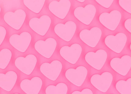 Springos IJsblokjesvorm | IJsblokjes | Hartjes | 55 Blokjes | Roze