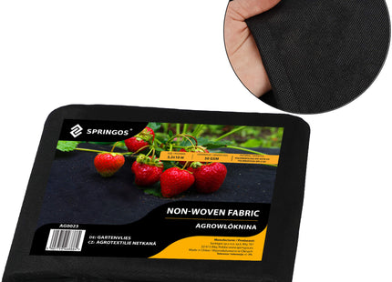 Worteldoek - Anti -Onkruid - Beschermfolie - 50g - 3,2X10 M - Zwart