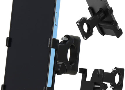 Telefoonhouder Fiets | Telefoonhouder | Fietsbevestiging 360 ° | Zwart