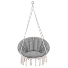 Hangstoel | Binnen & Buiten | Belastbaar tot 150 kg | 120 x 79 cm | Grijs/Beige