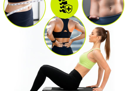 Aerobic Stepper | Verstelbaar | Zwart/Grijs | 350 KG