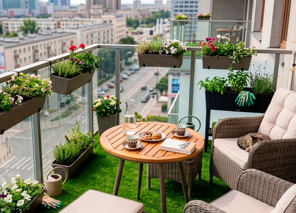 Kunstgras - Terras - Balkon -Tuin - Zacht - 1 x 5 m - 20 mm