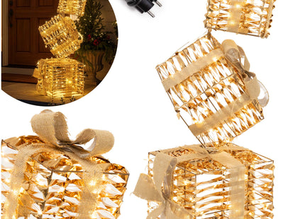 Kerstdecoratie | Cadeaus | 74 Cm | 160 Diodes | Warm Wit