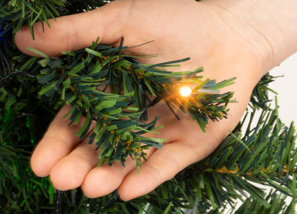 Kunstkerstboom Op Stam | Met Verlichting | 90 cm | Groen | Multicolor