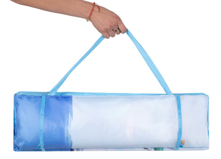 Strandmatras - Opvouwbaar - Kussen - 180 X 60 CM - Blauw