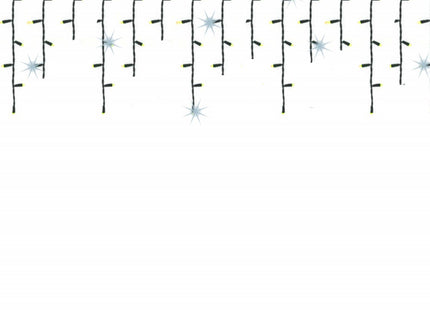 IJspegel Verlichting | Kerstverlichting Buiten | 20 m + 2.5 m Snoer | 500 LED | Flash | Koppelbaar | Warm Wit