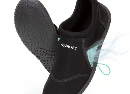 Waterschoenen - AQUA Shoes - Sneldrogend - Rubber - Unisex - Zwart - Maat 40