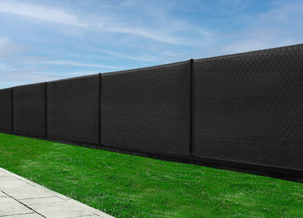 Zichtbreeknet | Zichtdoek | Privacynet | Schaduwdoek | Rol 1,5 x 10 m | 90 % Schaduw | 140g/m² | Zwart