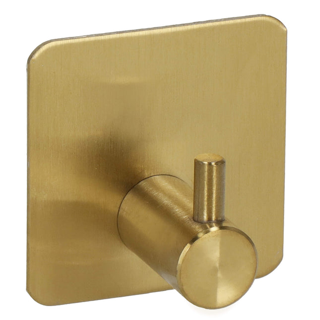 Zelfklevende Handdoekhaakjes- 4 - Stuks - RVS - Goud