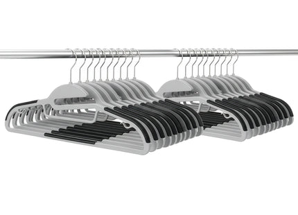 Kledinghangers | Kledinghanger | 20 Stuks | Anti-slip | Zwart