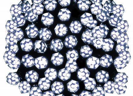 Kerstverlichting | Kristalvorm | 9 m | Batterij | 120 LED | Koel Wit