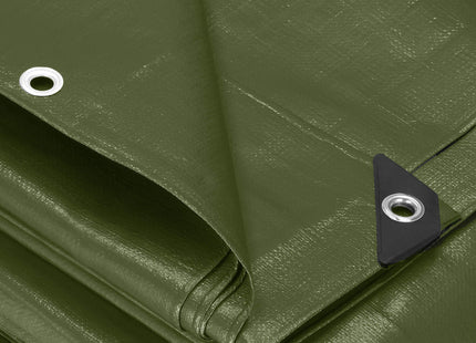 Afdekzeil | Dekzeil | Zeildoek | Waterdicht | PVC | 2 x 3 m | 120 g/m2 | Groen