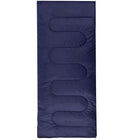 Slaapzak Kamperen - 190 x 73 cm - Dekenmodel - Inc. Draagtas - 8 t/m 20°C - Marineblauw