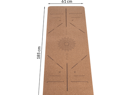 Yoga Mat | 61 x 185 x 0,67 cm | Kurk