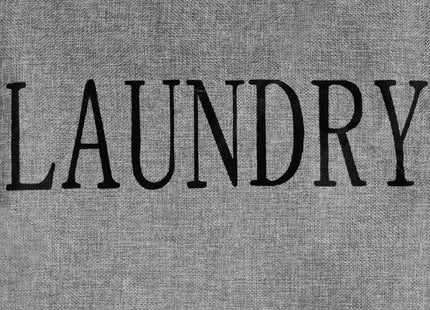 Wasmand - Opbergmand  - Kledingmand - Organizer - Handvatten - Laundry - Grijs