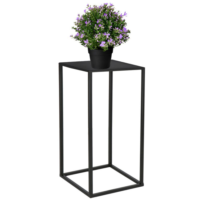 Plantenzuil | Plantentafel | Planten Etagère | Metaal Zwart | 40 cm