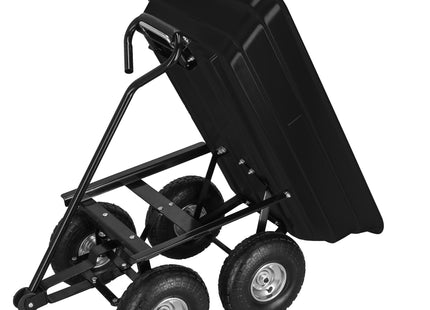 Tuinkar | Kiepfunctie | Kantelwagen | Bolderkar | Kunststof | 250 Kg | 110x51x110 Cm