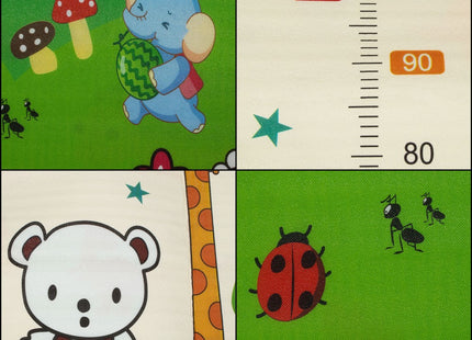 Speelmat | Speelkleed Foam | Opvouwbaar | Dieren | Dinosaurussen | Letters | Maat in Centimeters | 180 x 200 cm