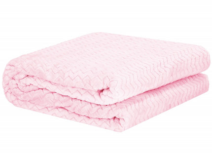 Plaid | Sprei | Deken | 160 x 200 cm | Roze