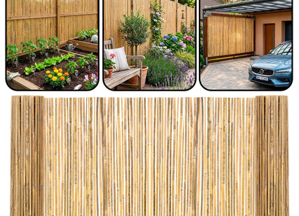 Balkonscherm - Privacyscherm - Hoge Kwaliteit - Waterbestendig - UV-bescherming - 1,5x5 m - Naturel - PE