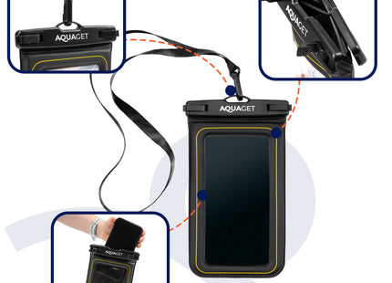Waterdichte Telefoonhoes | Drybag | 19 X 11 cm | Transparant