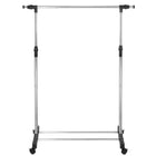 Kledingrek - Schoenenrek - Aluminium - Kunststof -Inclusief - Wielen 45x150x160