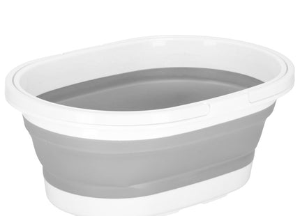Wasmand | Opvouwbare Wasmand | 12L | Grijs/Wit