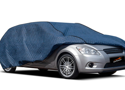 Pillow Autohoes - Beschermhoes - Waterdicht - Vorstbestendig - Maat L - 3 laags - Blauw - 425-470 Cm