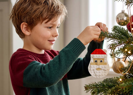 Springos® Kerst Bouwblokken – 10 Kerstfiguren om Zelf te Bouwen – 430 Onderdelen – Kerstboomhangers met Touwtjes