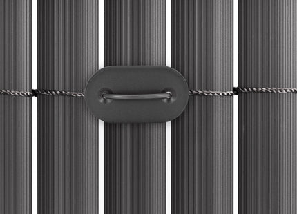 Balkonscherm - Privacyscherm - Hoge Kwaliteit - Waterbestendig - UV-bescherming - 1.4x5 m  -Antraciet - PVC