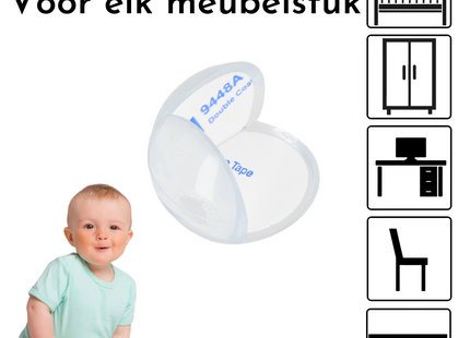 Hoekberschermers | 10 Stuks | Hoekbeschermers Tafel | Hoekberschermers Baby | Transparant