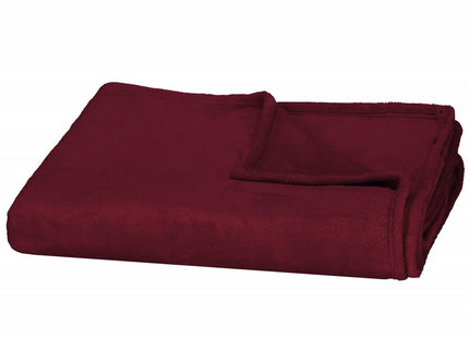 Fleece Deken | 150 x 200 cm | Bordeauxrood