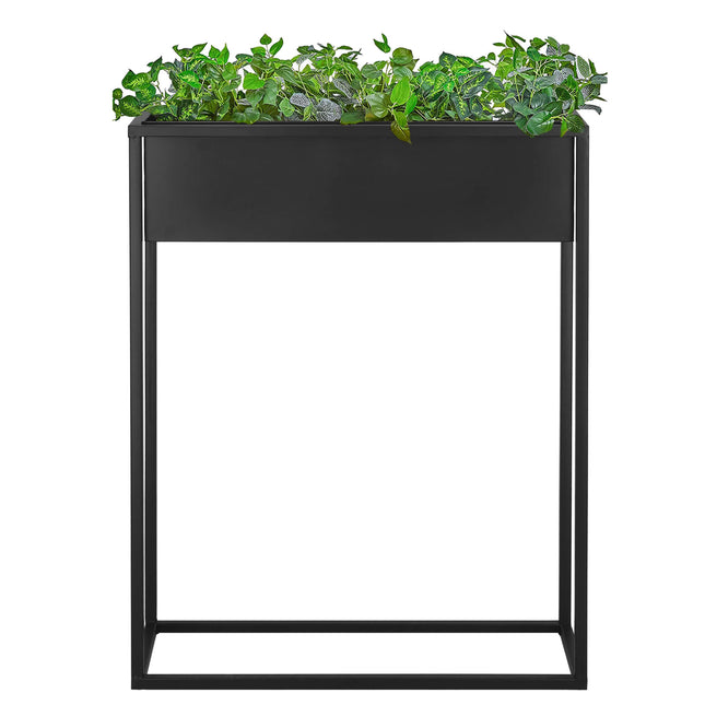 Staande Plantenbak | Plantenbakken | Bloempothouder | Metaal Zwart | 80 cm