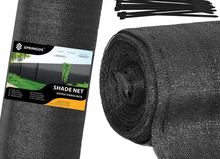 Zichtbreeknet | Zichtdoek | Privacynet | Schaduwdoek | Rol 1,5 x 10 m | 63 % Schaduw | 65g/m² | Antraciet