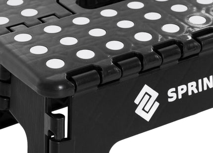 Vouwkruk - Inklapbaar - Platform - Multifunctioneel - Tot 150 Kg - 22 Cm - Zwart