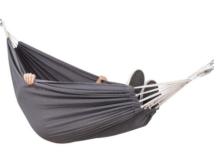 Hangmat | Extra Stevig | Inclusief Opbergtas | Donkergrijs | 200 x 150 cm