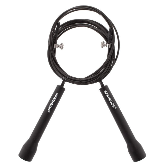 Springtouw | Sport Springtouw | Fitness Springtouw | Verstelbaar | Zwart 3m