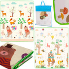 Speelmat | Speelkleed Foam | Opvouwbaar | Dieren | Meetlint in Centimeters | 150 x 180 cm