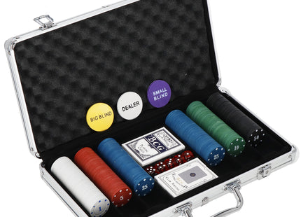 Pokerset - 300 Chips - Inclusief Koffer - Poker