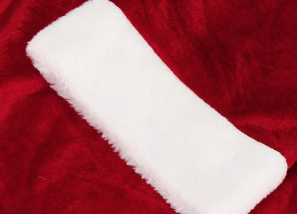 Kerstman Kostuum | Kerstman Pak | Verkleedkleding | 11-Delig | Rood/Wit/Zwart