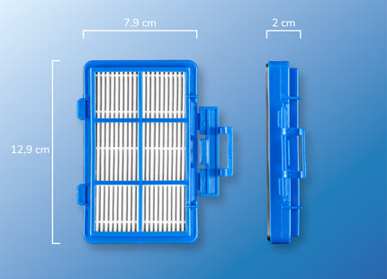SQOON® Serviceset geschikt voor Philips PowerGo stofzuigers - Gelijk aan model: CP0538/01, Standard-BAG - Perfect voor optimale filtering en stofopvang - 11 Stuks